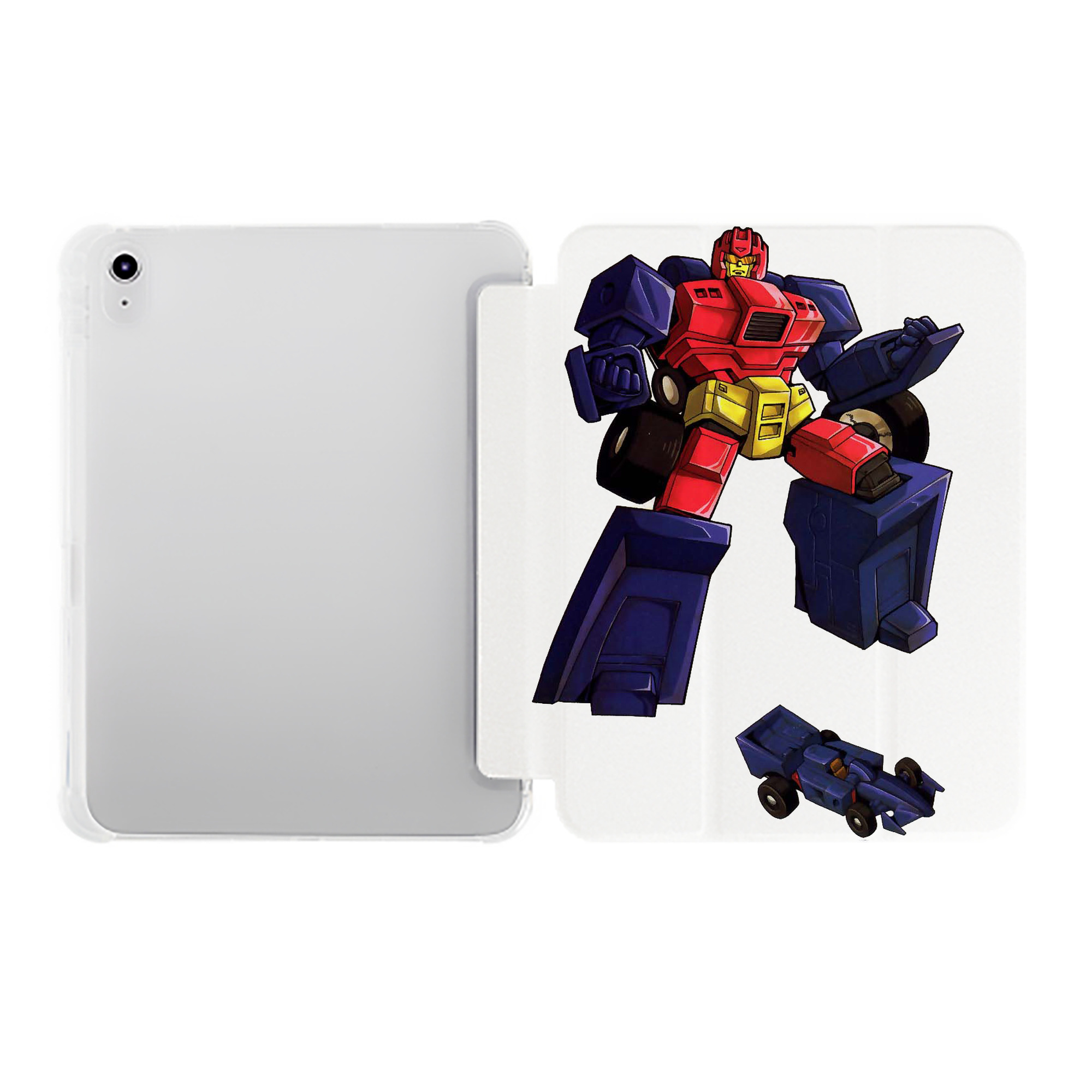 （画像用）  IPad ケース ペン収納付き 三つ折りスタンド PUレザー×シリコン 対応機種9.5/10.5/10.9インチ